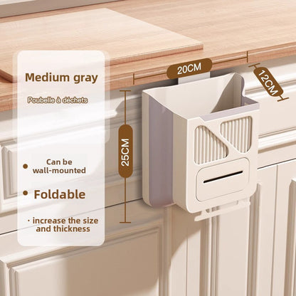 Hanging kitchen trash can