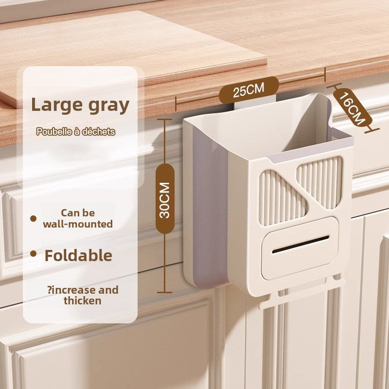 Hanging kitchen trash can