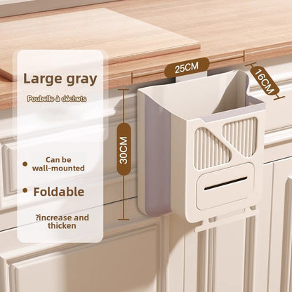 Hanging kitchen trash can