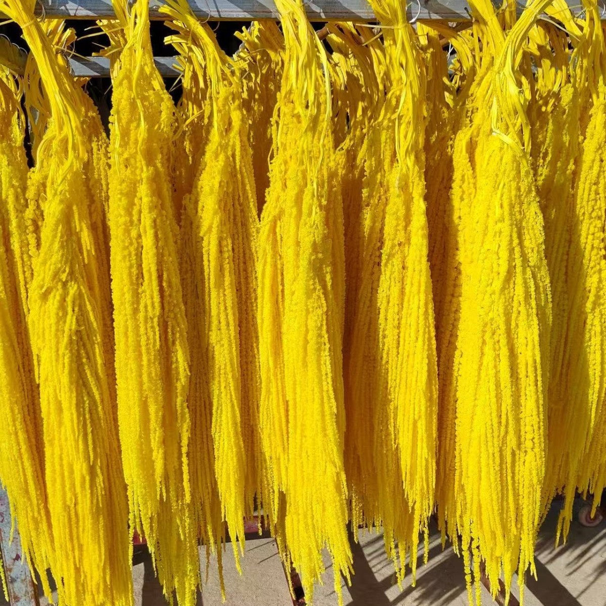 Hanging Preserved Silk Flower Arrangement