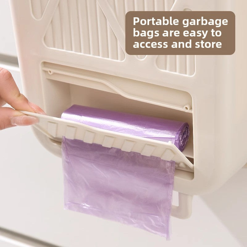 Hanging storage bucket