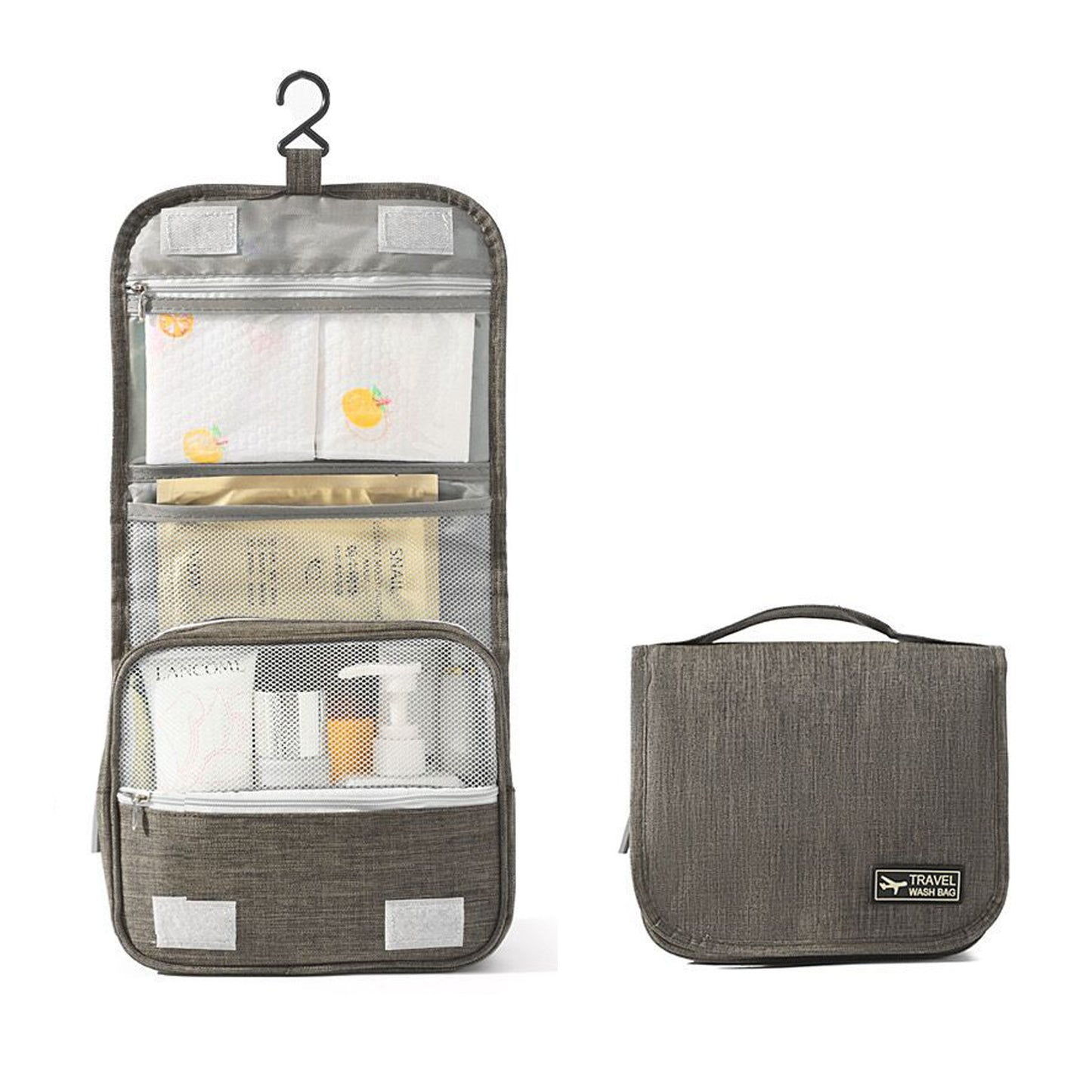 Hanging Toiletry Bag with Wet-Dry Separation