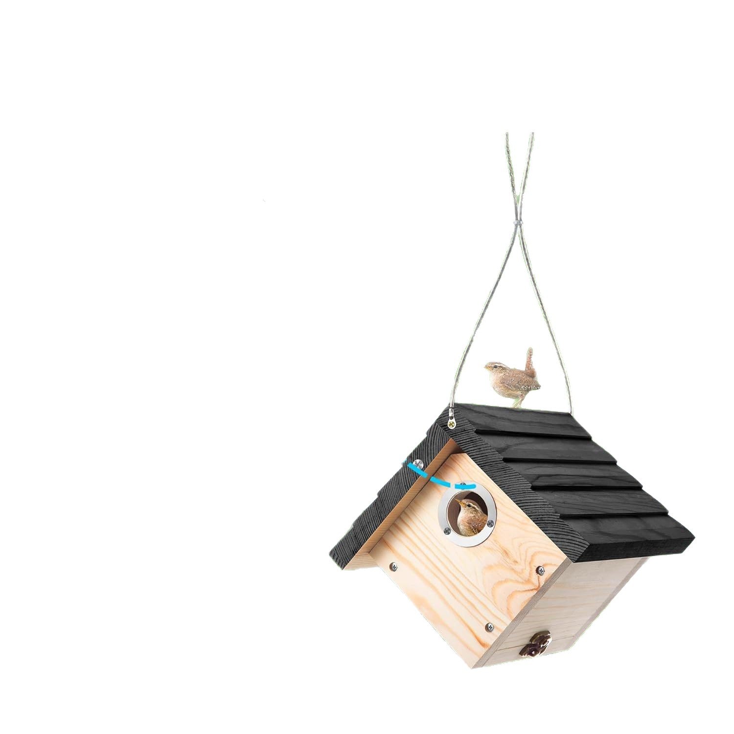 Hanging Wooden Bird Nest