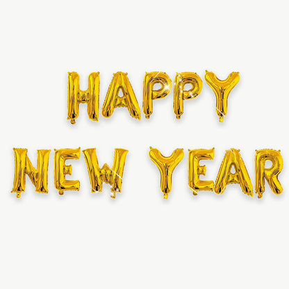 Happy New Year 2026 Letter Aluminum Membrane Balloon