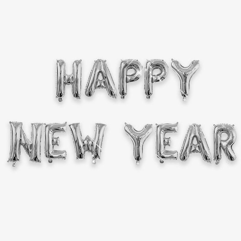 Happy New Year 2026 Letter Aluminum Membrane Balloon