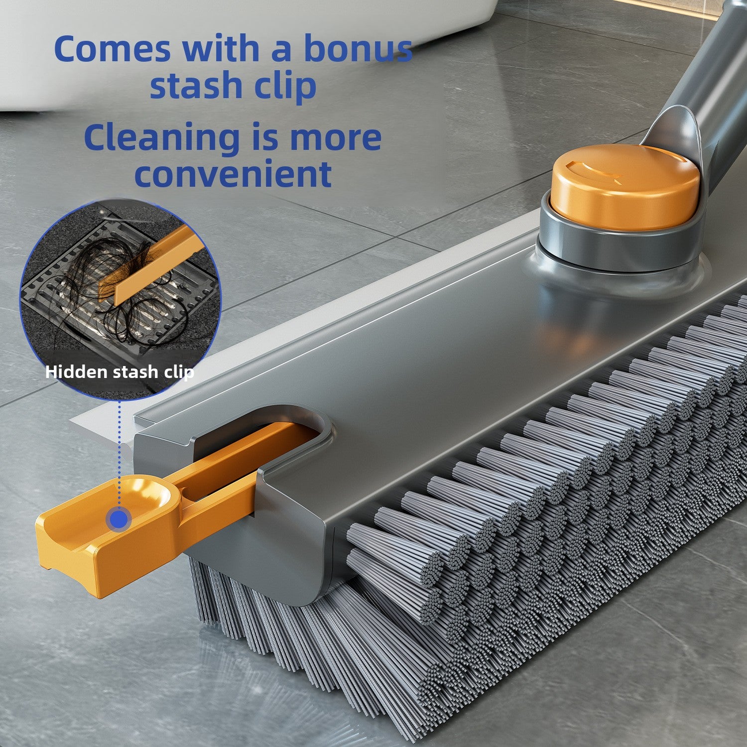 Hard-Bristled Long Handle Cleaning Brush