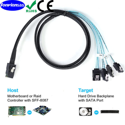 Hard disk data cable