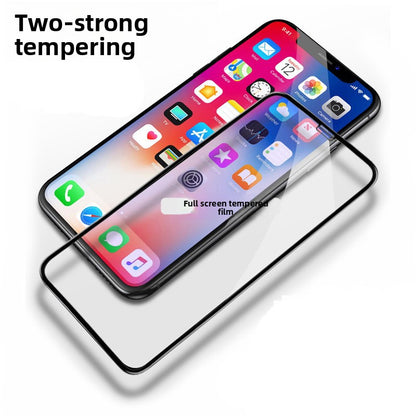 Hard-edged tempered glass screen protector