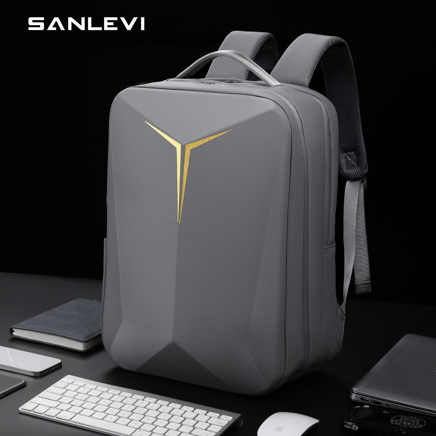 Hard Shell Laptop Backpack for Business Travel