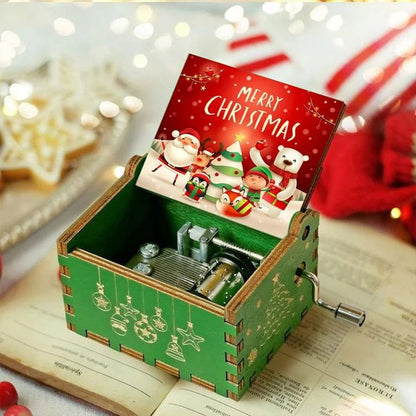 Harry Potter Hand-Cranked Wooden Music Box