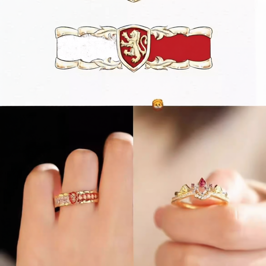 Harry Potter Ravenclaw House Ring Anime Fan Merchandise