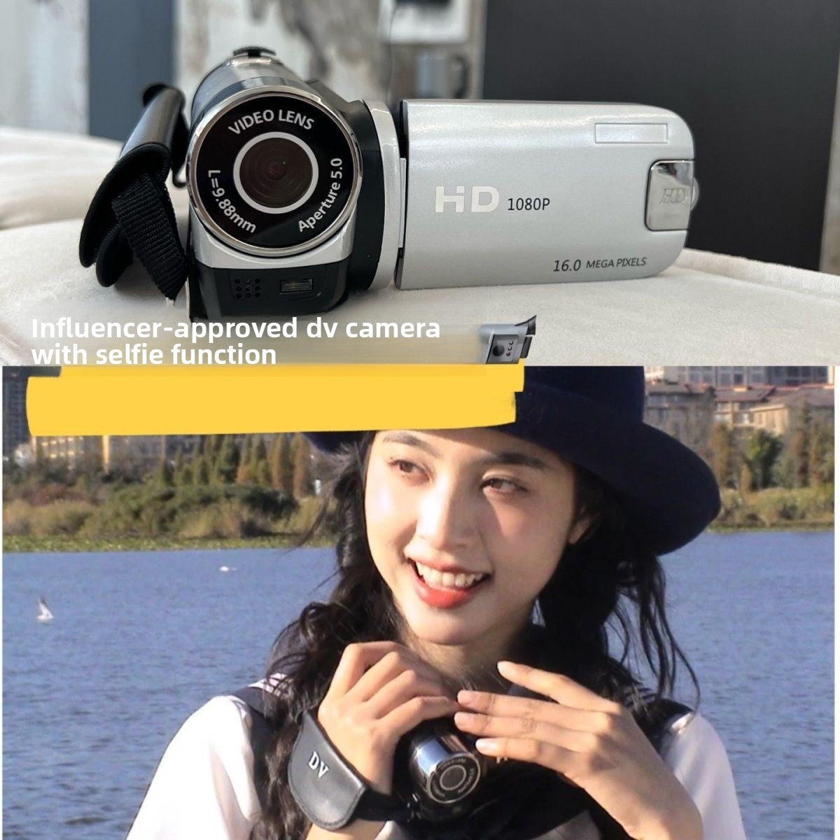 HD Digital Camera with 16MP and 2.7 Inch Screen