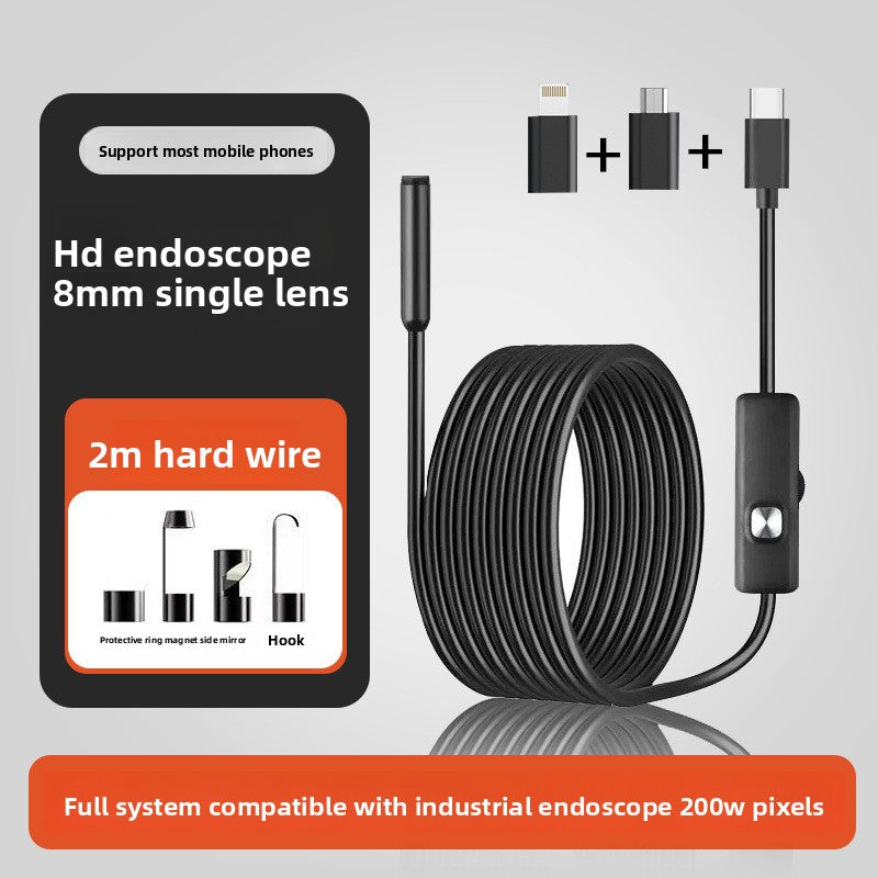 HD Dual Lens Endoscope for Mobile Phones