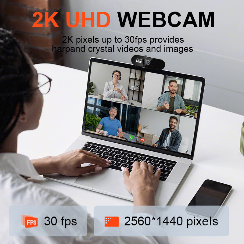 HD Webcam with Microphone
