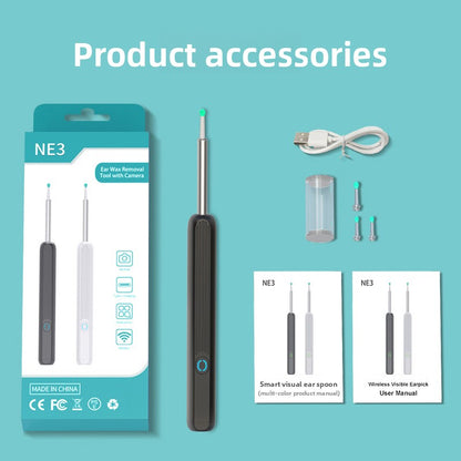 HD Wireless Visual Ear Cleaning Scoop with Light