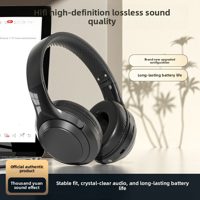 Head-mounted Bluetooth headphones