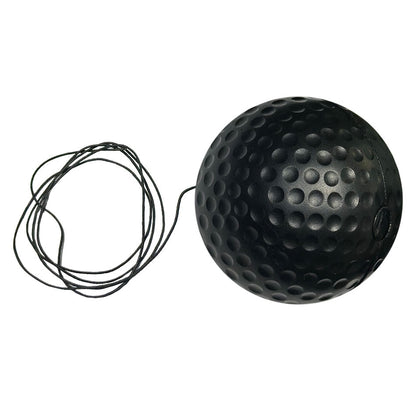 Head-mounted boxing reaction ball