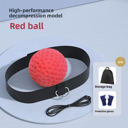 Head-Mounted Boxing Reaction Speed Training Ball