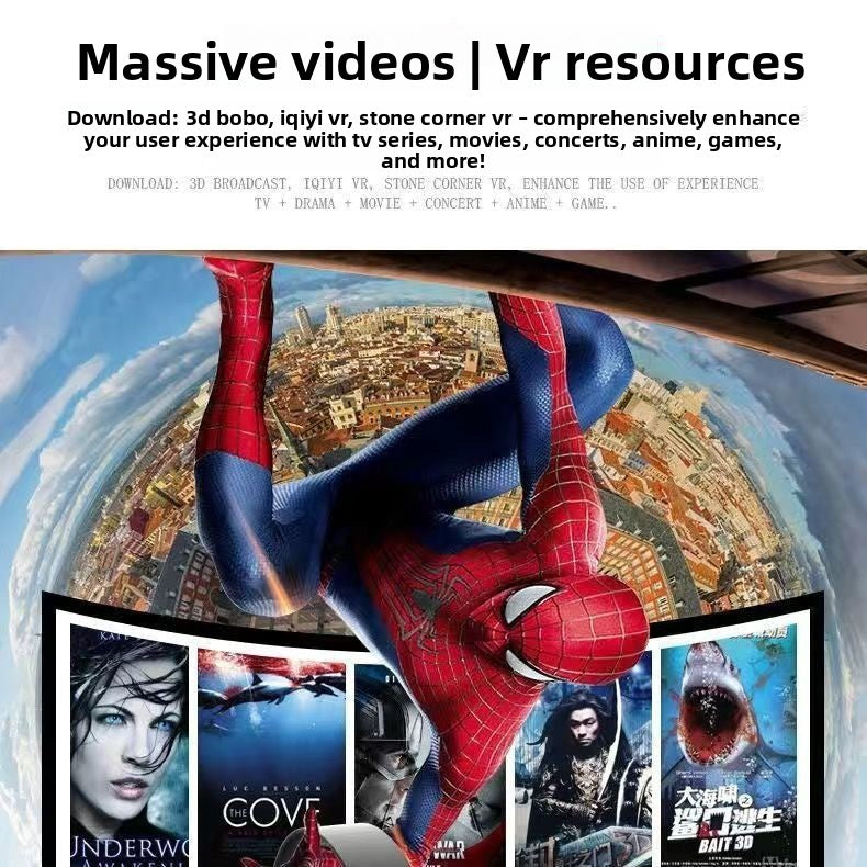 head-mounted VR glasses