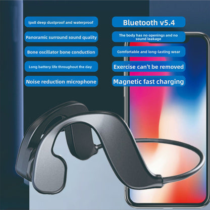 Headphone bone-conduction Bluetooth wireless
