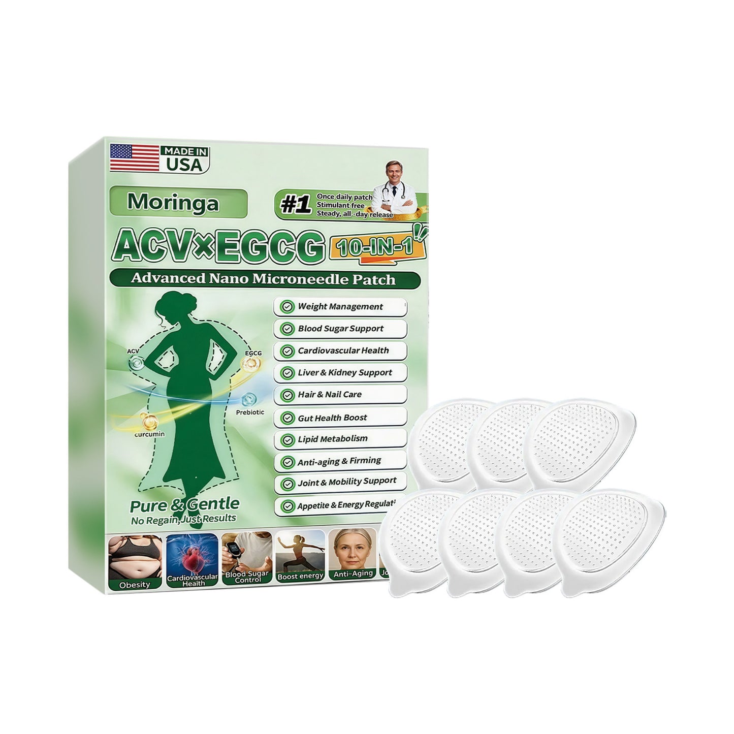 Healrize Moringa Nano Microdarts Skincare Patch