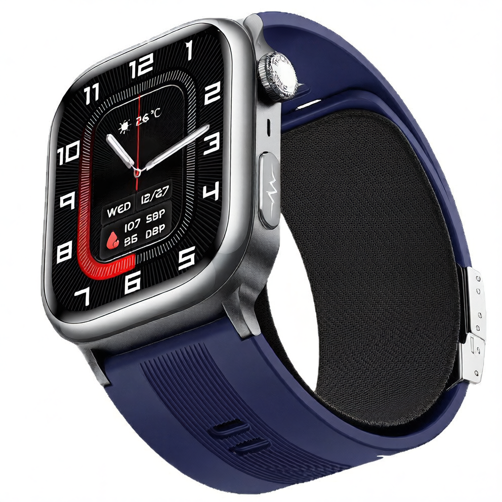 Health Monitoring Smart Watch with ECG Blood Pressure