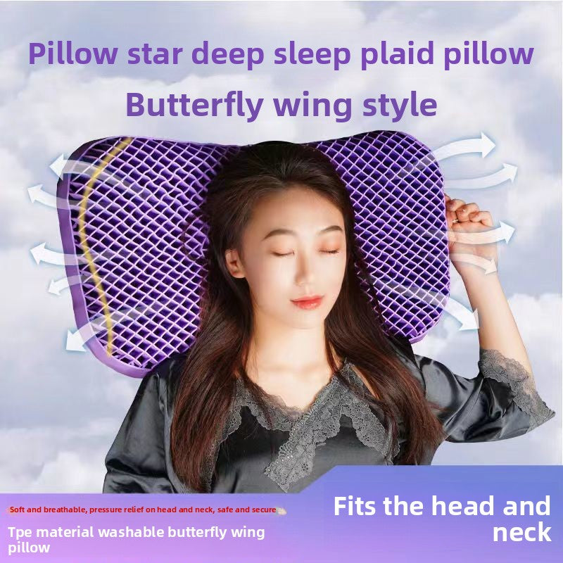 Healthy, pressure-free neck support sleep pillow