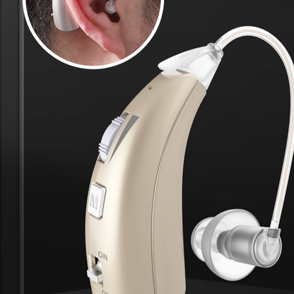 Hearing aid for elderly