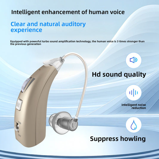 Hearing aid for elderly