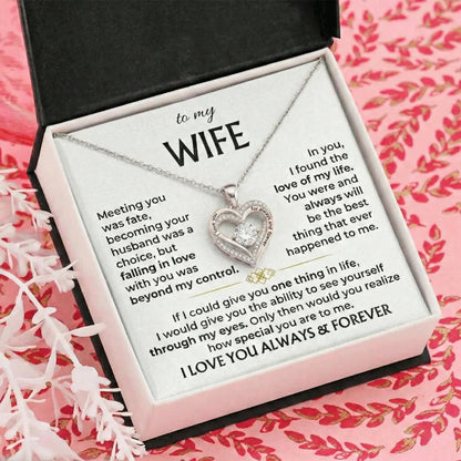 Heart Birthstone Necklace with Gift Box