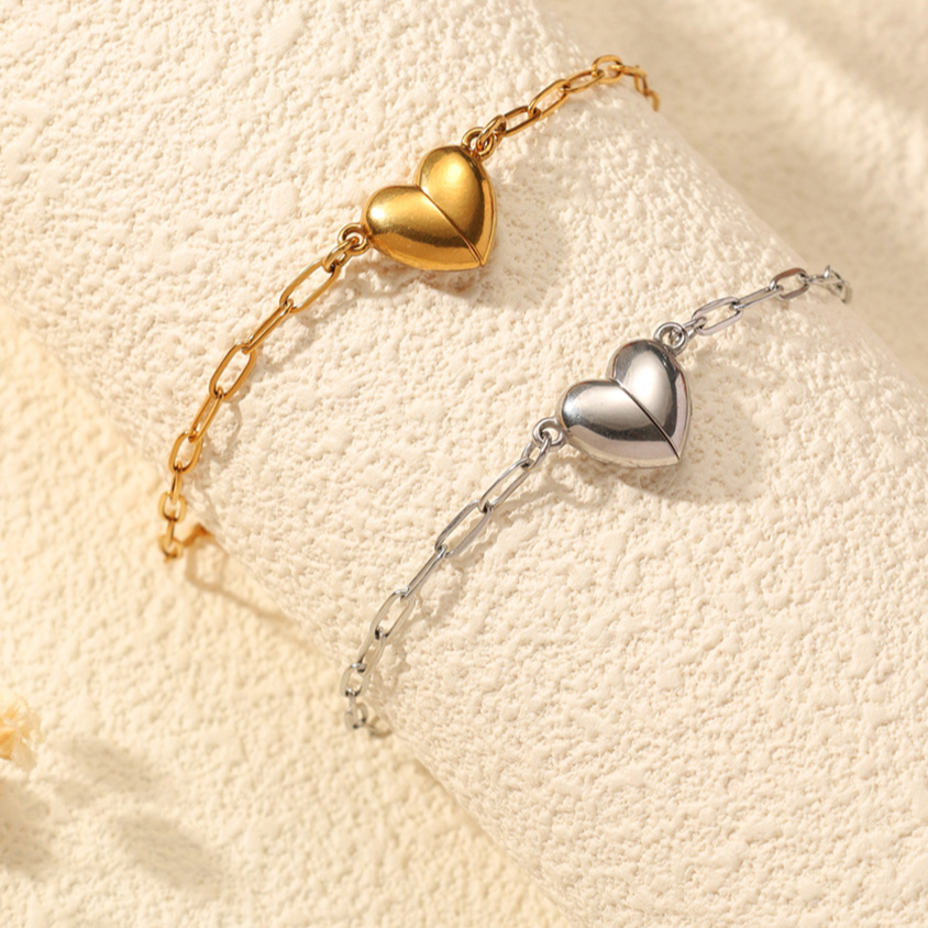 Heart Magnetic Stainless Steel Necklace