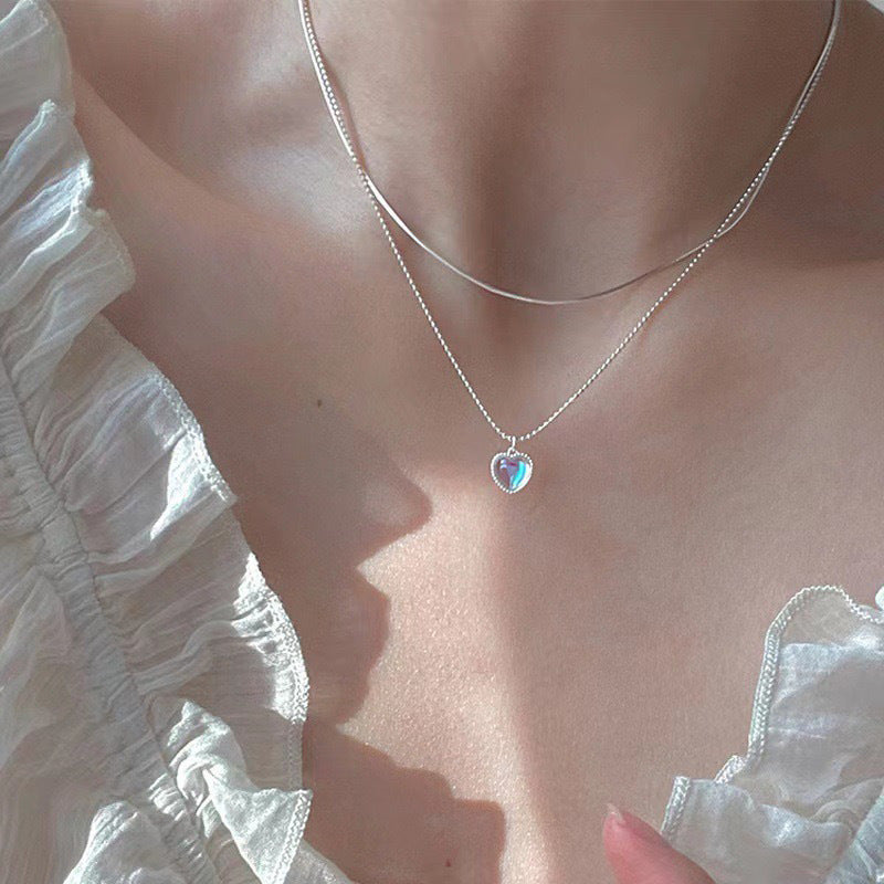 Heart Pearl Necklace