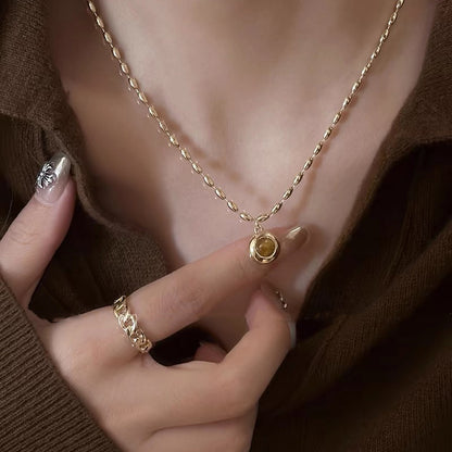 Heart Pearl Necklace