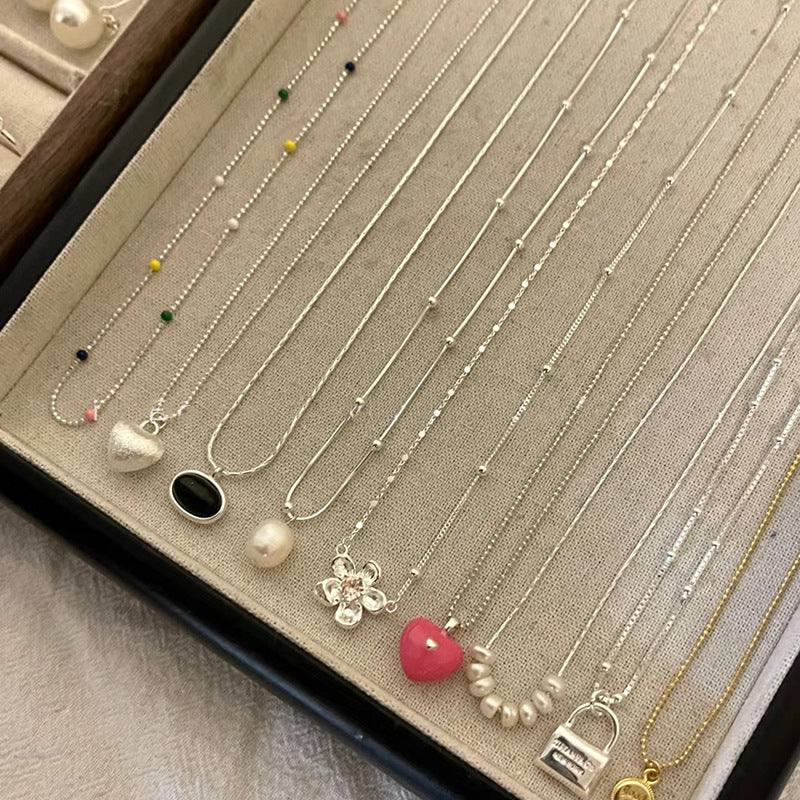 Heart Pearl Necklace