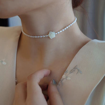 Heart Pearl Necklace