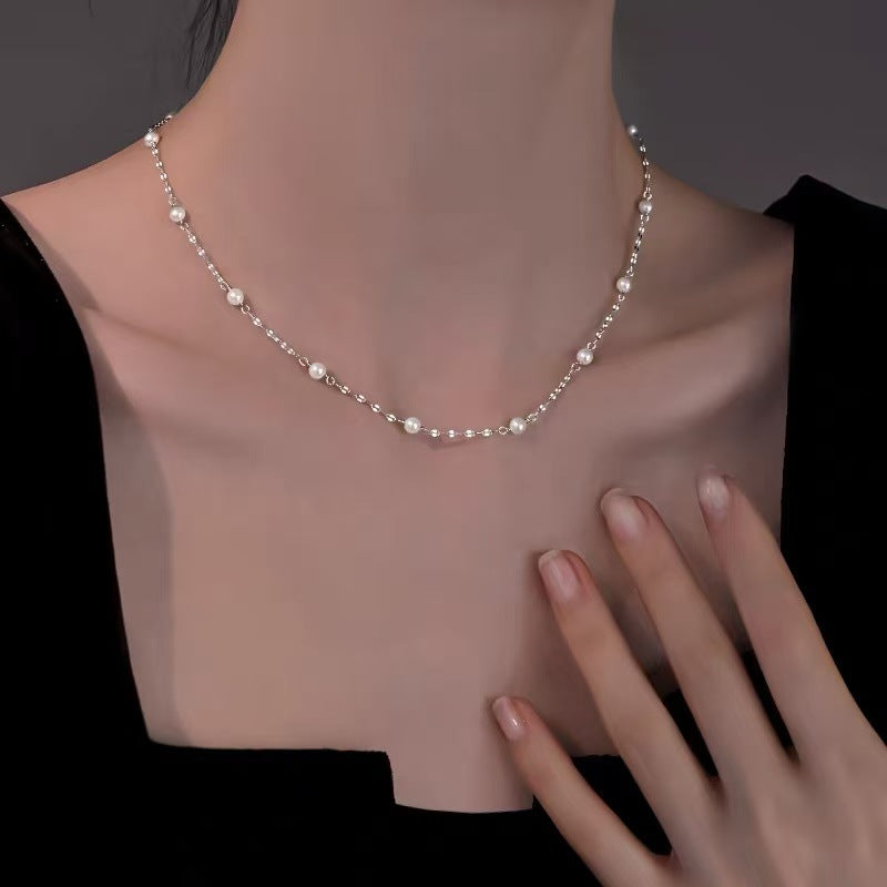Heart Pearl Necklace