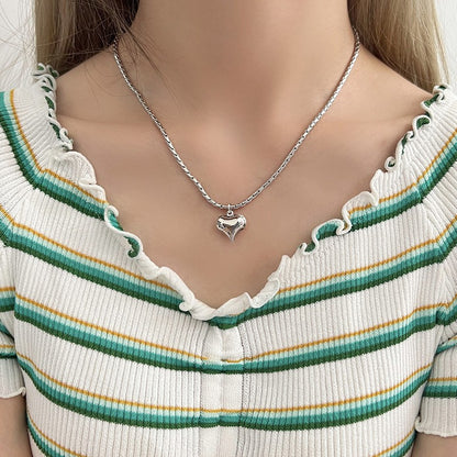 Heart Pearl Necklace