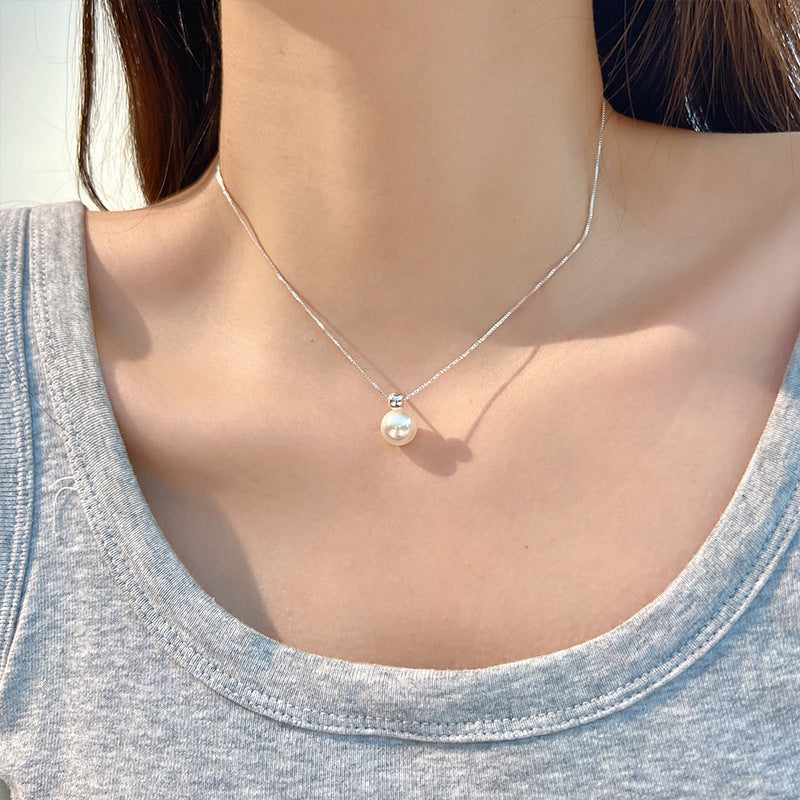 Heart Pearl Necklace