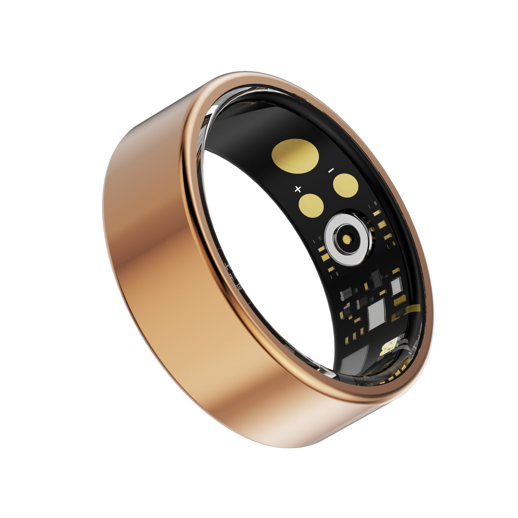 Heart rate and blood pressure health monitoring ring