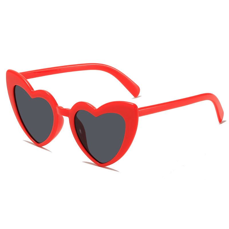 Heart Shape Concave Design Oversized Sunglasses
