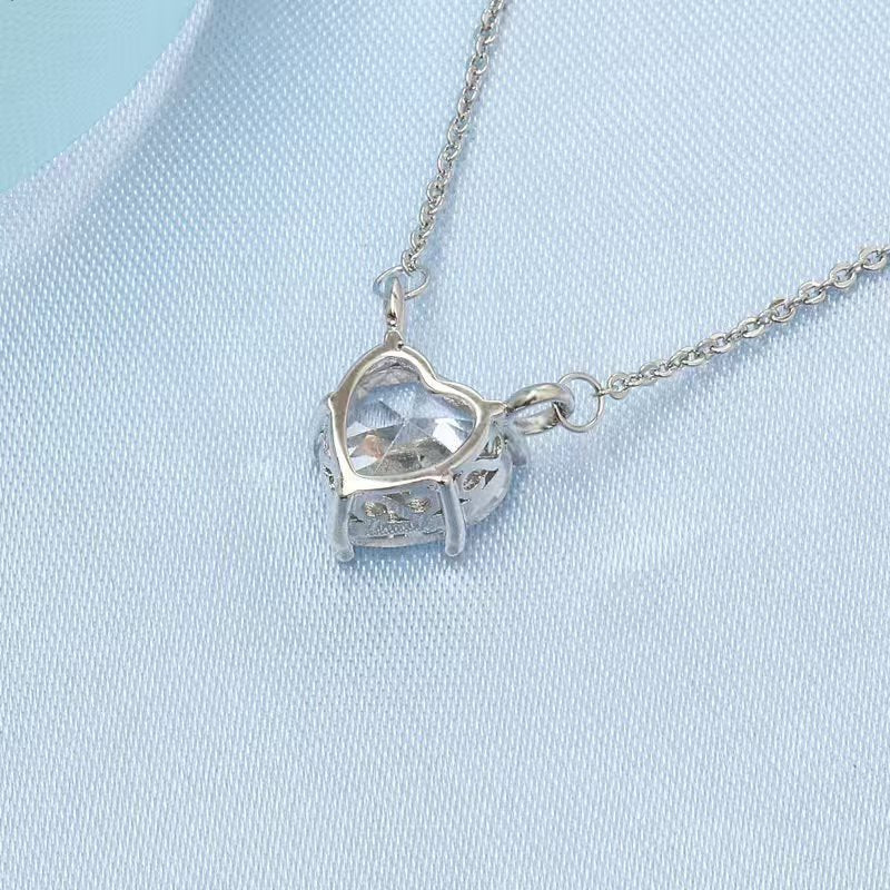 Heart Shape Diamond Necklace
