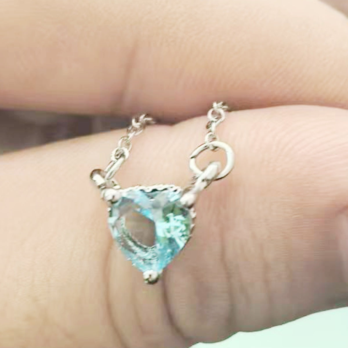 Heart Shape Diamond Necklace