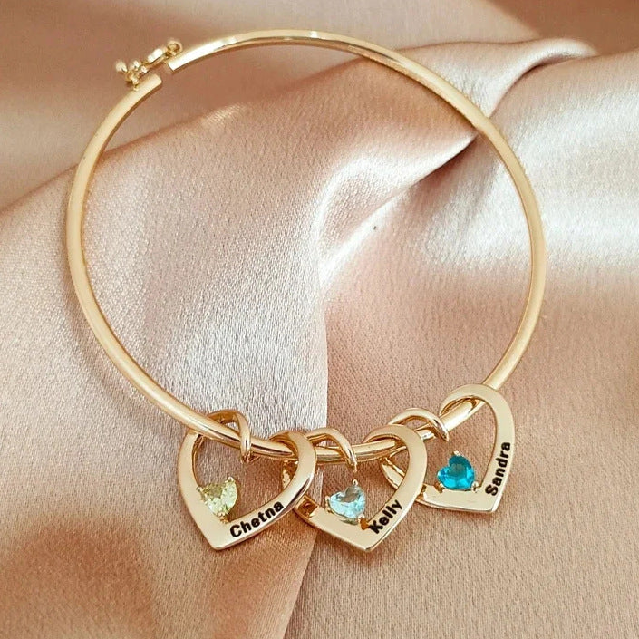 Heart Shape Engraved Necklace