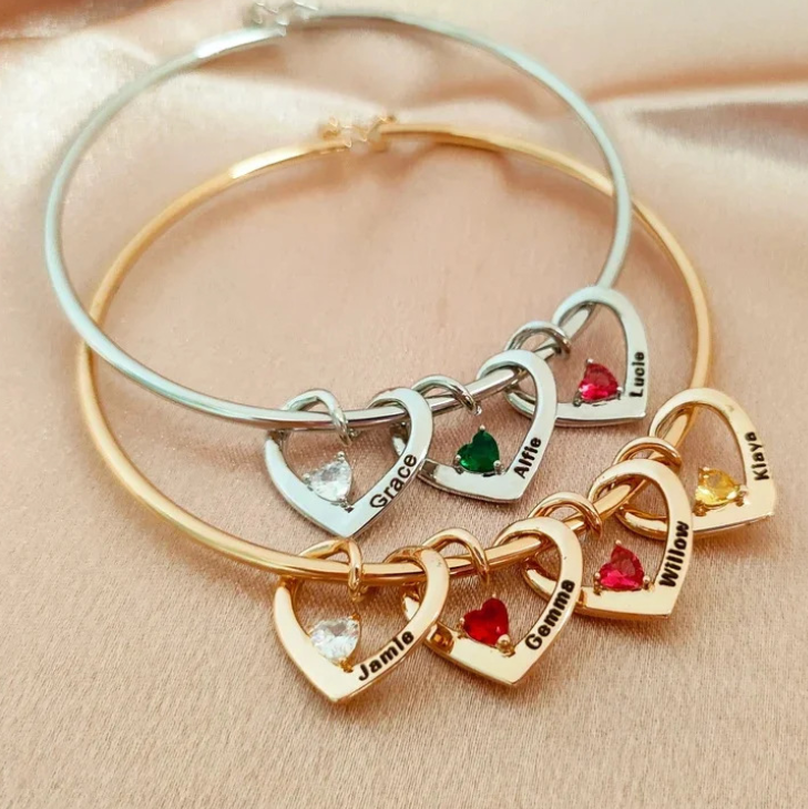 Heart Shape Engraved Necklace