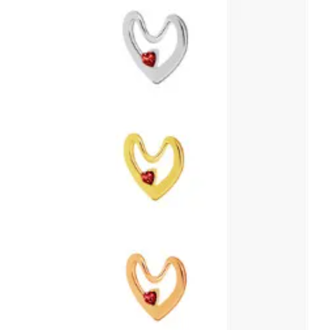 Heart Shape Engraved Necklace