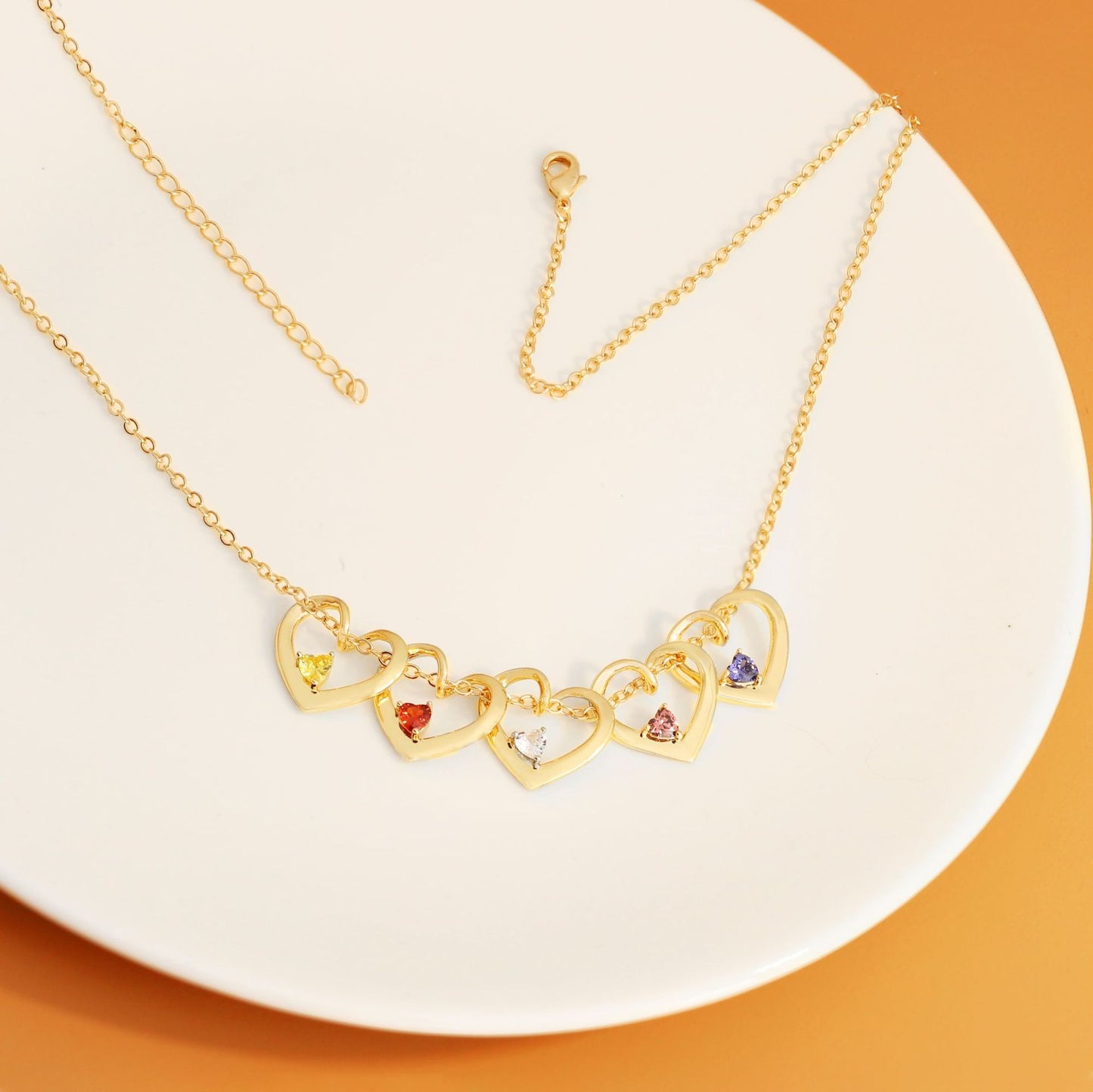 Heart Shape Engraved Necklace