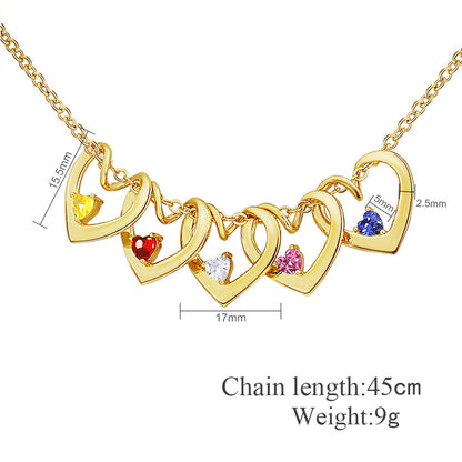Heart Shape Engraved Necklace