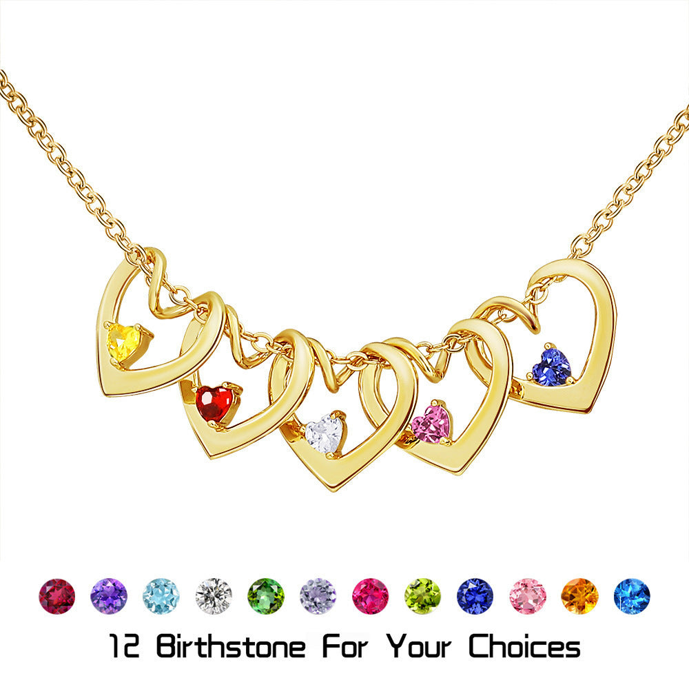 Heart Shape Engraved Necklace