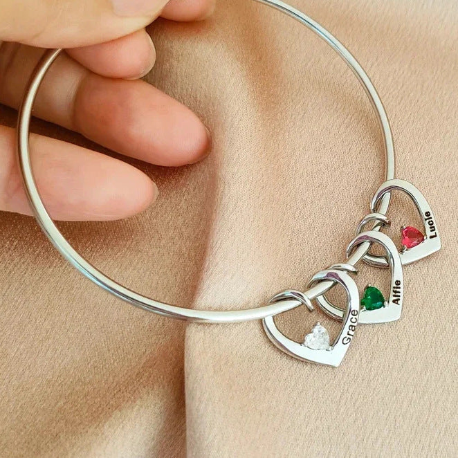 Heart Shape Engraved Necklace