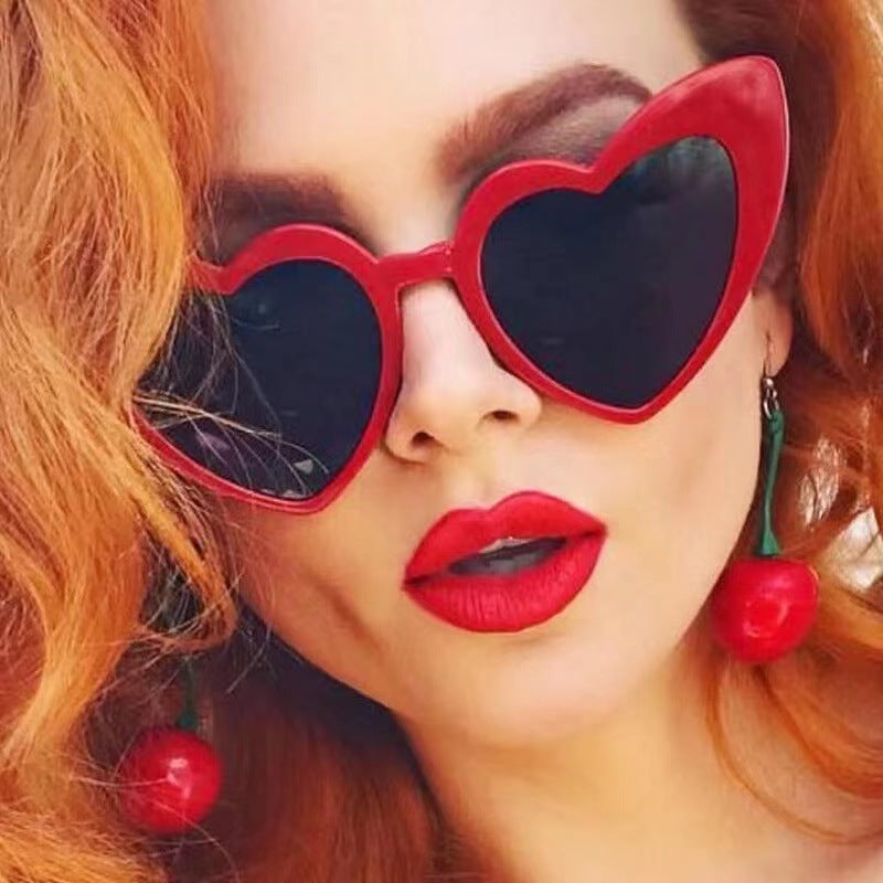 Heart Shape Fashion Sunglasses UV Protection